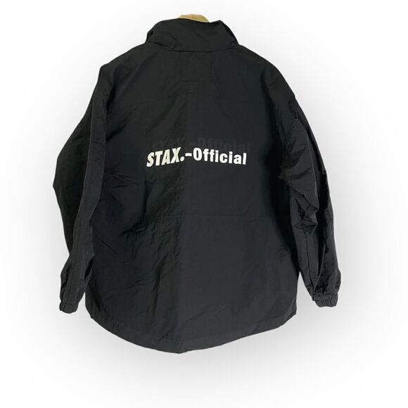 Stax Official Black Men's Jacket Windbreaker - Picture 7 of 9